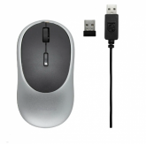 Mouse sem fio recarregável com Acabamento de alumínio Philips SPK7413 / M413