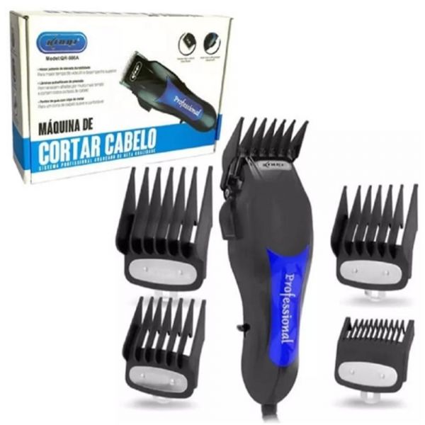 Máquina de cortar cabelo profissional 110V Com Fio Knup QR086A