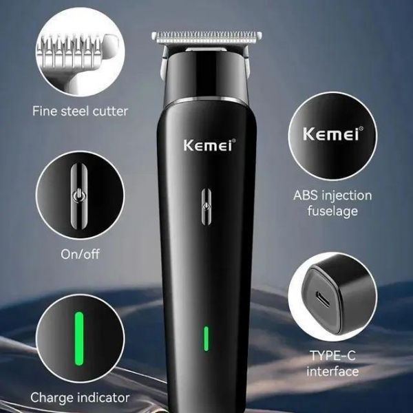 Máquina De Cabelo Acabamento E Barba Profissional Kemei KM-1113