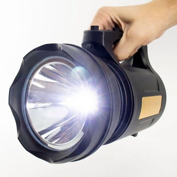 Lanterna Holofote Super Potente Led 30w Recarregável Resistente á Água BMAX TD-6000A